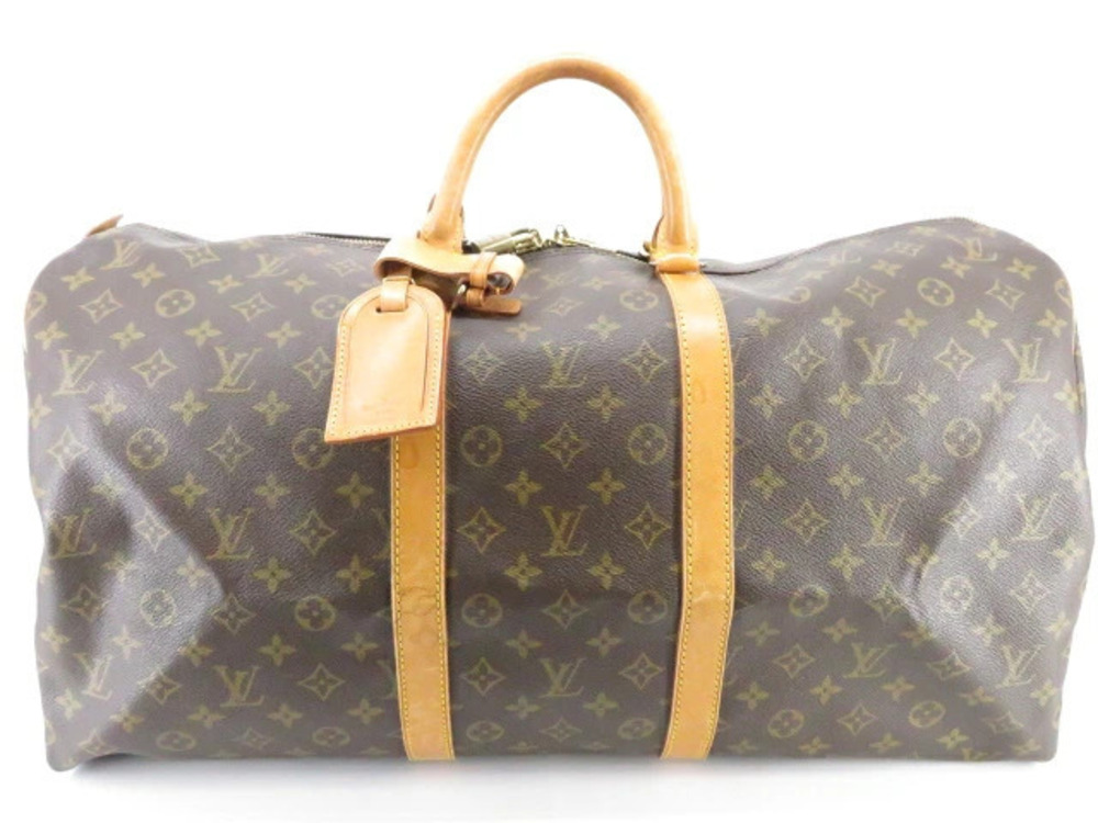 LOUIS VUITTON Keepall Boston Bag Monogram